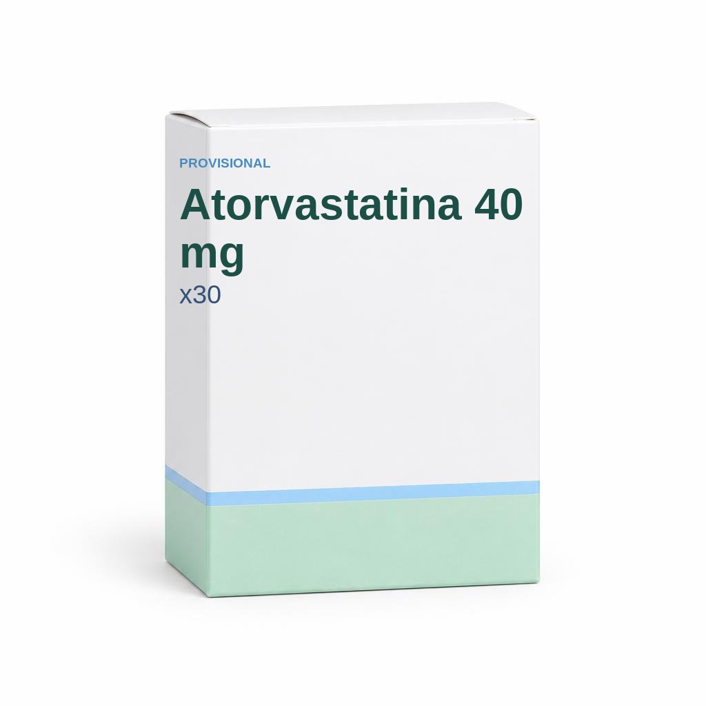 Atorvastatina 40 mg x30