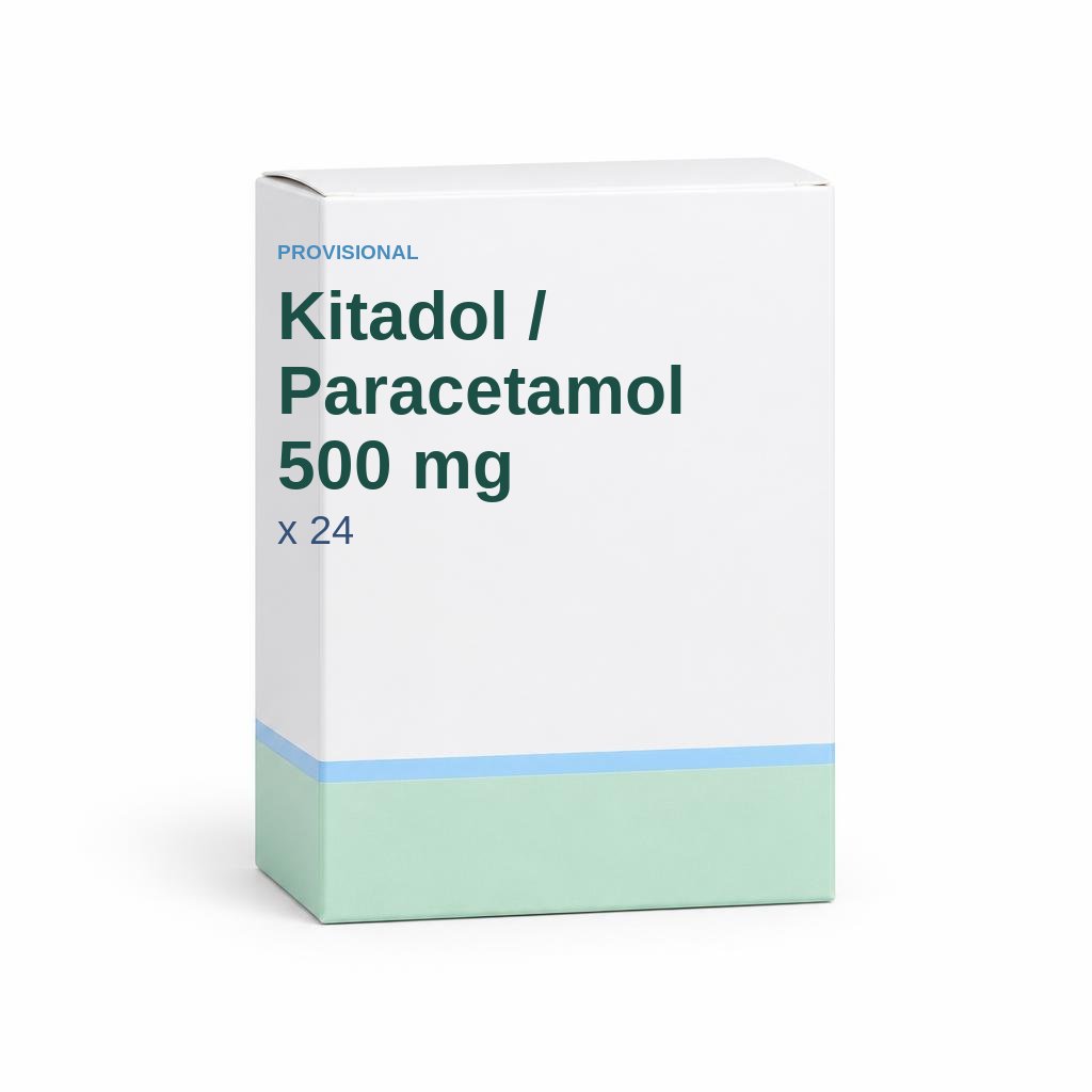 Kitadol / Paracetamol 500 mg x 24