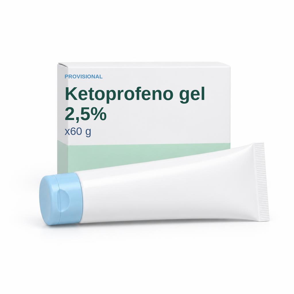 Ketoprofeno gel 2,5% x60 g