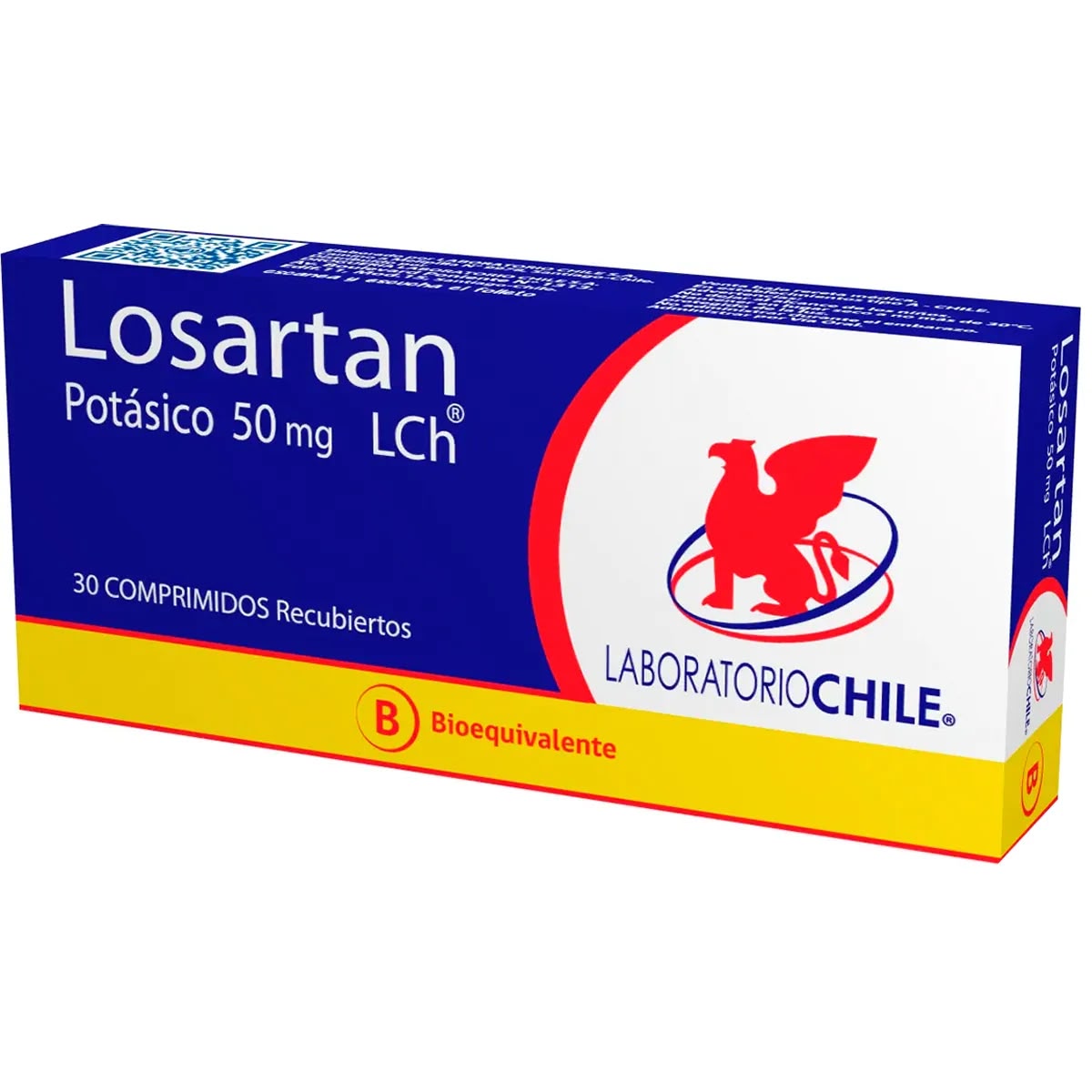 Losartán potásico 50 mg x30