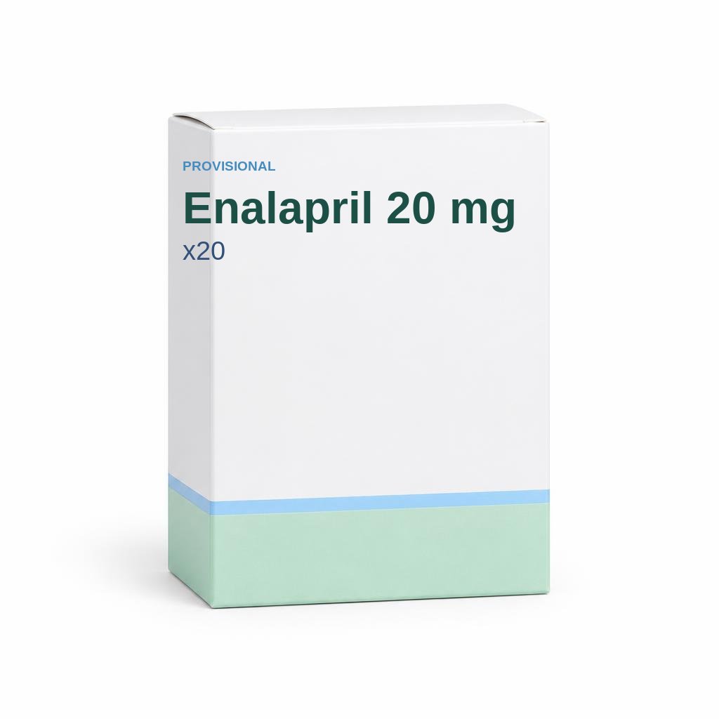 Enalapril 20 mg x20