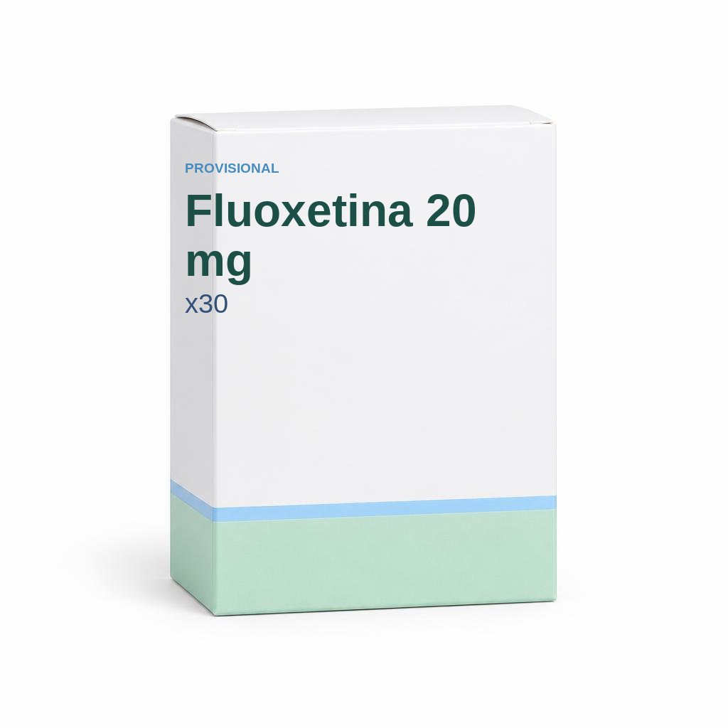 Fluoxetina 20 mg x30