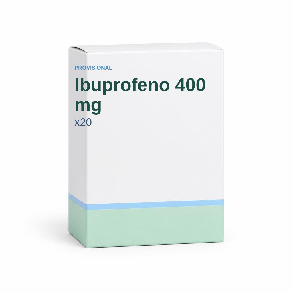 Ibuprofeno 400 mg x20