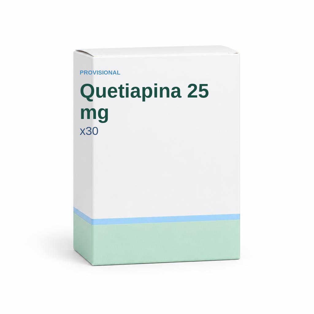 Quetiapina 25 mg x30
