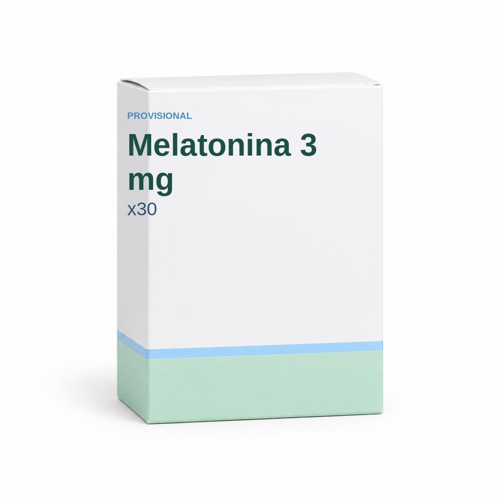 Melatonina 3 mg x30