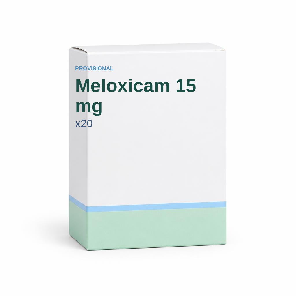 Meloxicam 15 mg x20